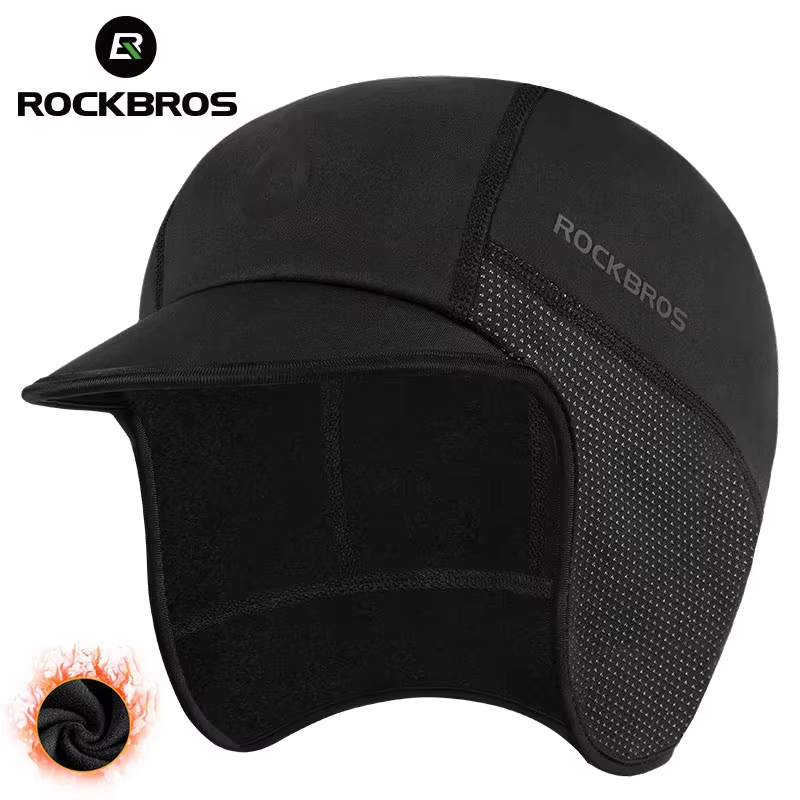Head Gear Running - ROCKBROS Local Shipping Winter Cap Windproof