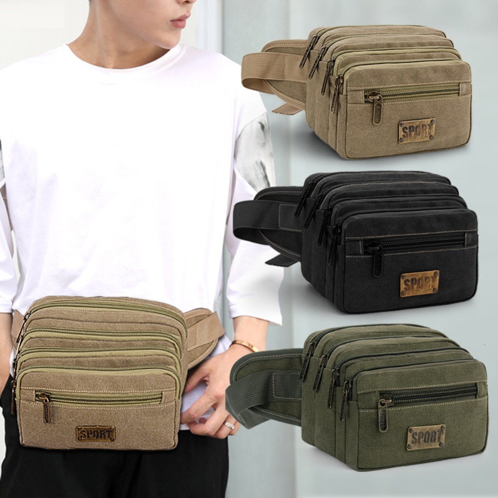 Useful Canvas Waist Bags Multi - Running Gear Organizer review and price