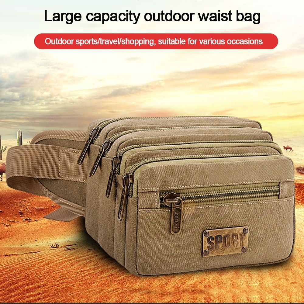 Useful Canvas Waist Bags Multi - Running Gear Organizer review and price