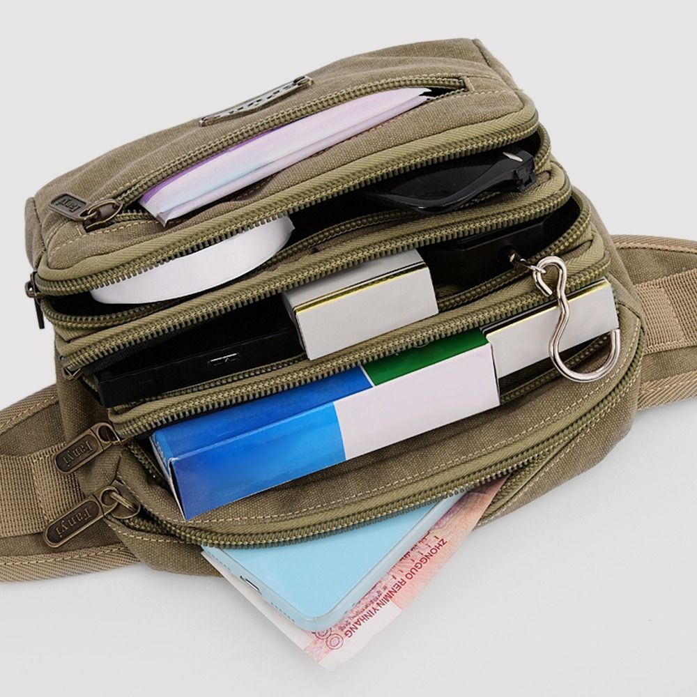 Useful Canvas Waist Bags Multi - Running Gear Organizer review and price