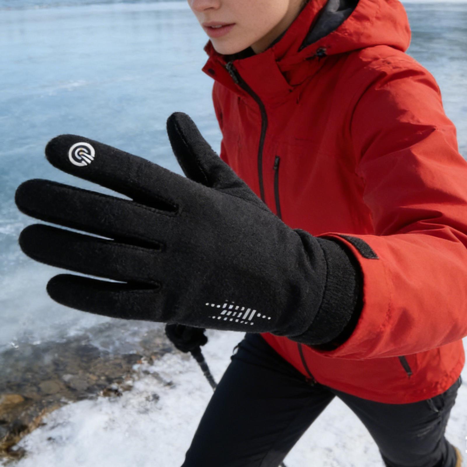 Winter Cycling Gloves Full Fin - Running Gear In Snow review and price