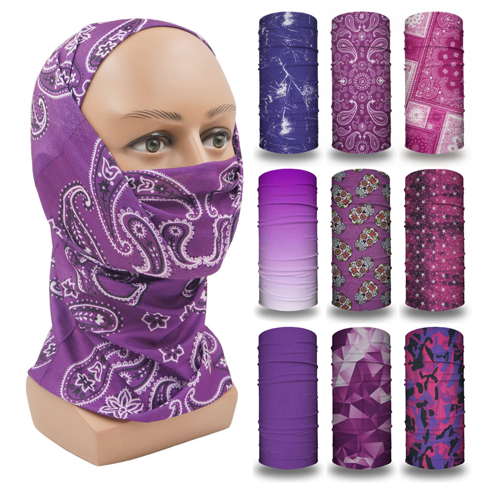 Purple Balaclava Women Running - Head Gear Running review and price