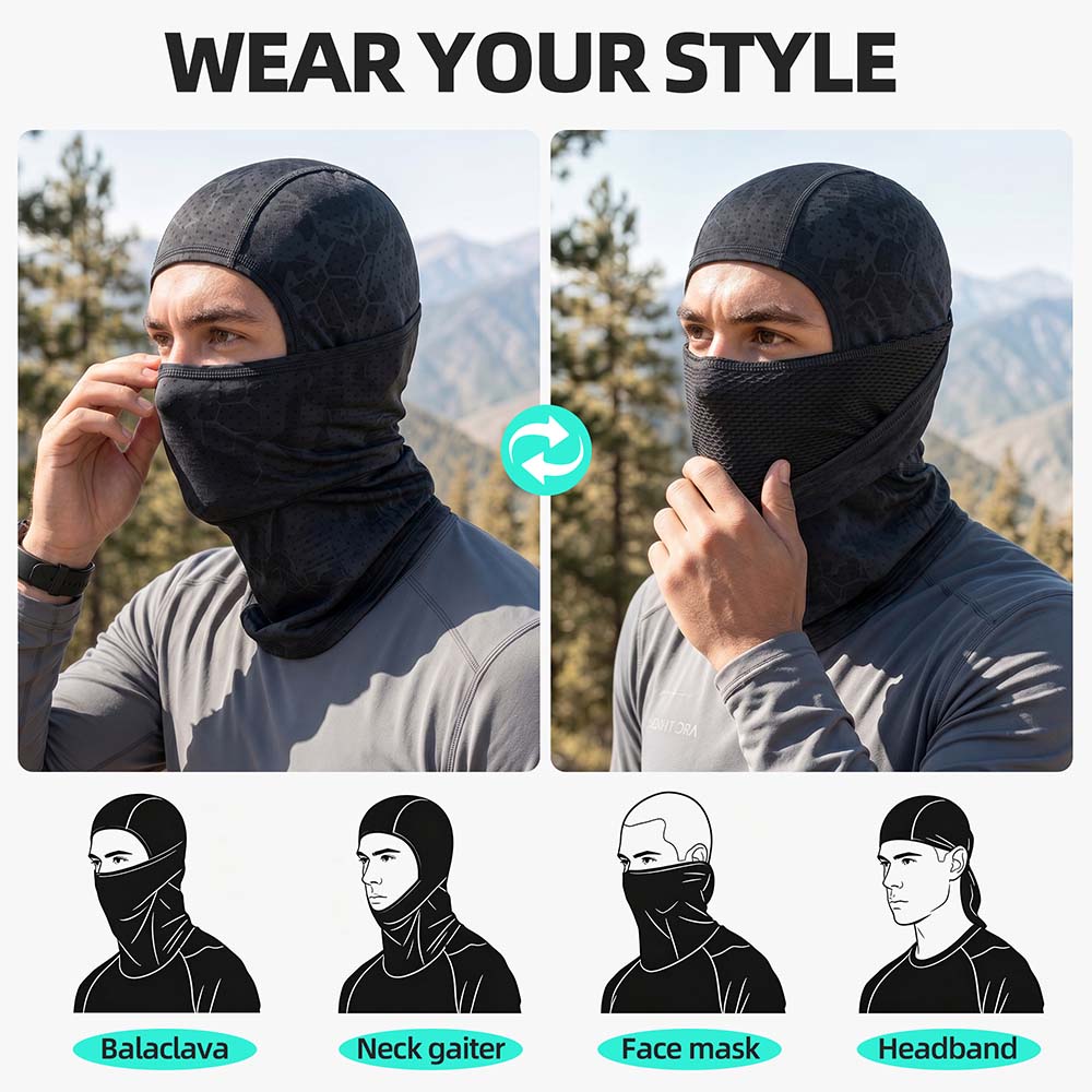 Breathable Balaclava Cap Full  - Head Gear Running review and price