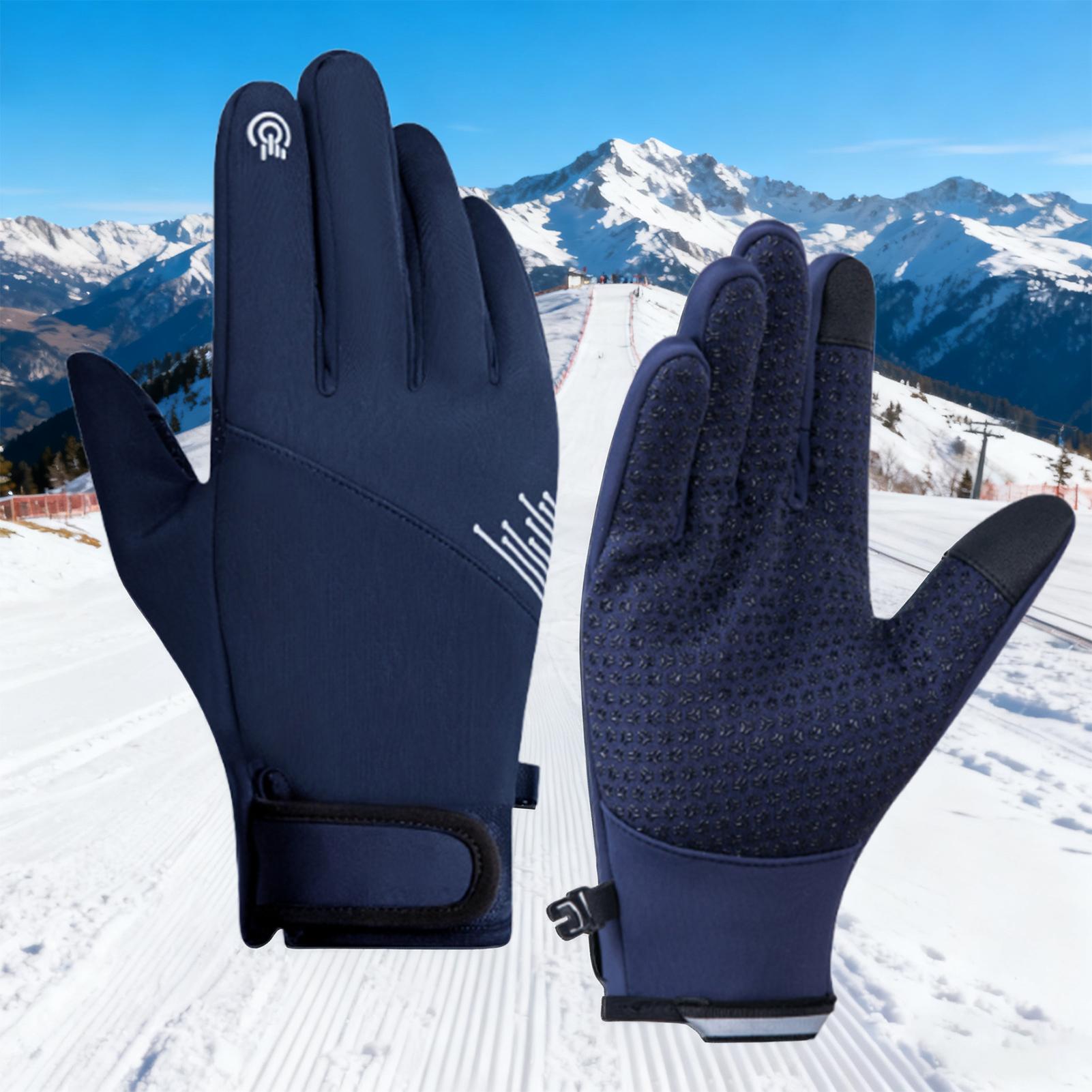 Winter Gloves Men Windproof To - Running Gear In Snow review and price